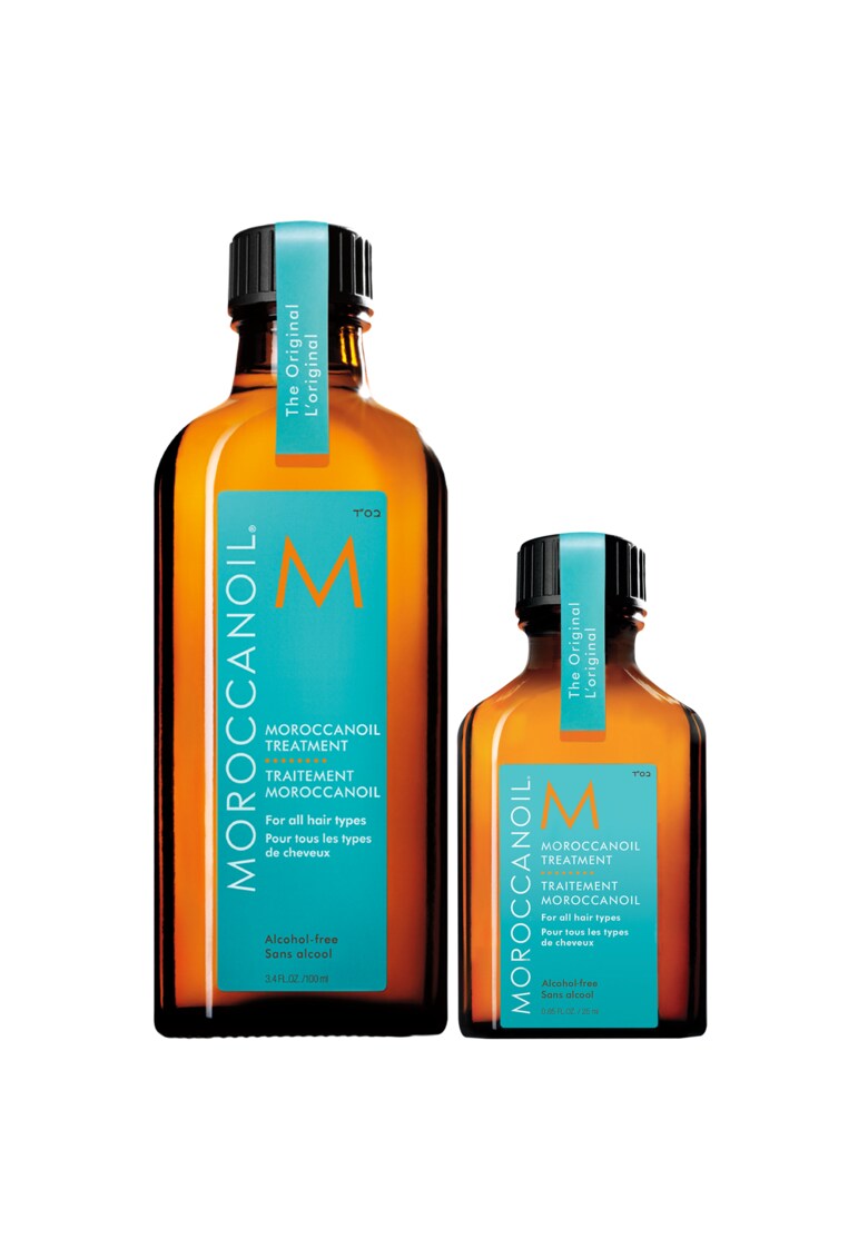 Pachet Promo Tratament: Tratament Moroccanoil pentru toate tipurile de par - 100 ml + 25 ml