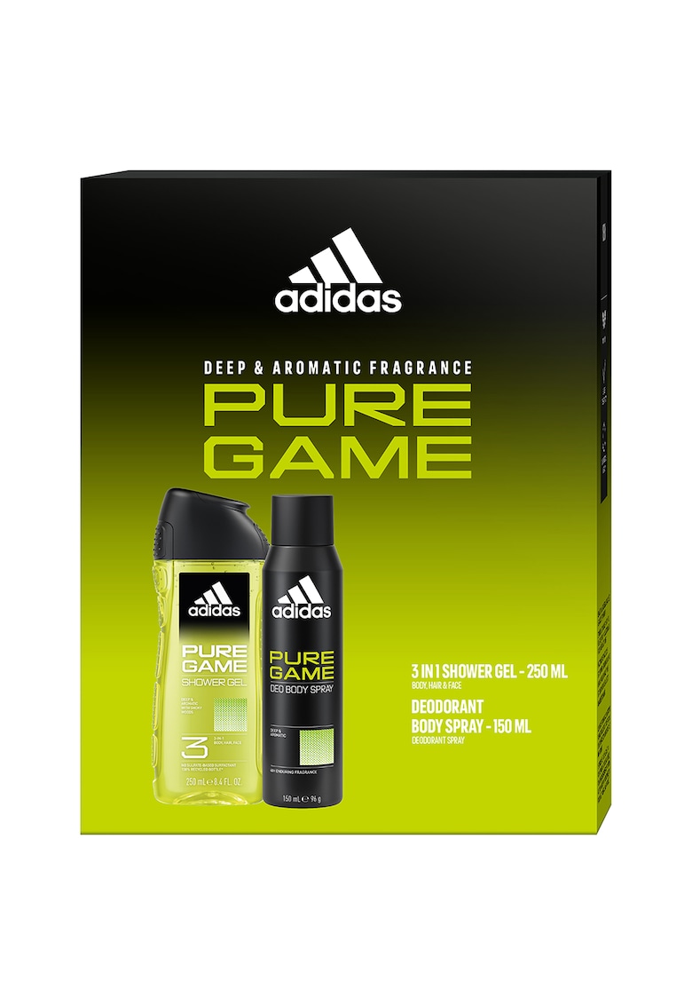 Set Cadou Barbati Pure Game: ml Gel De Dus 250 ml