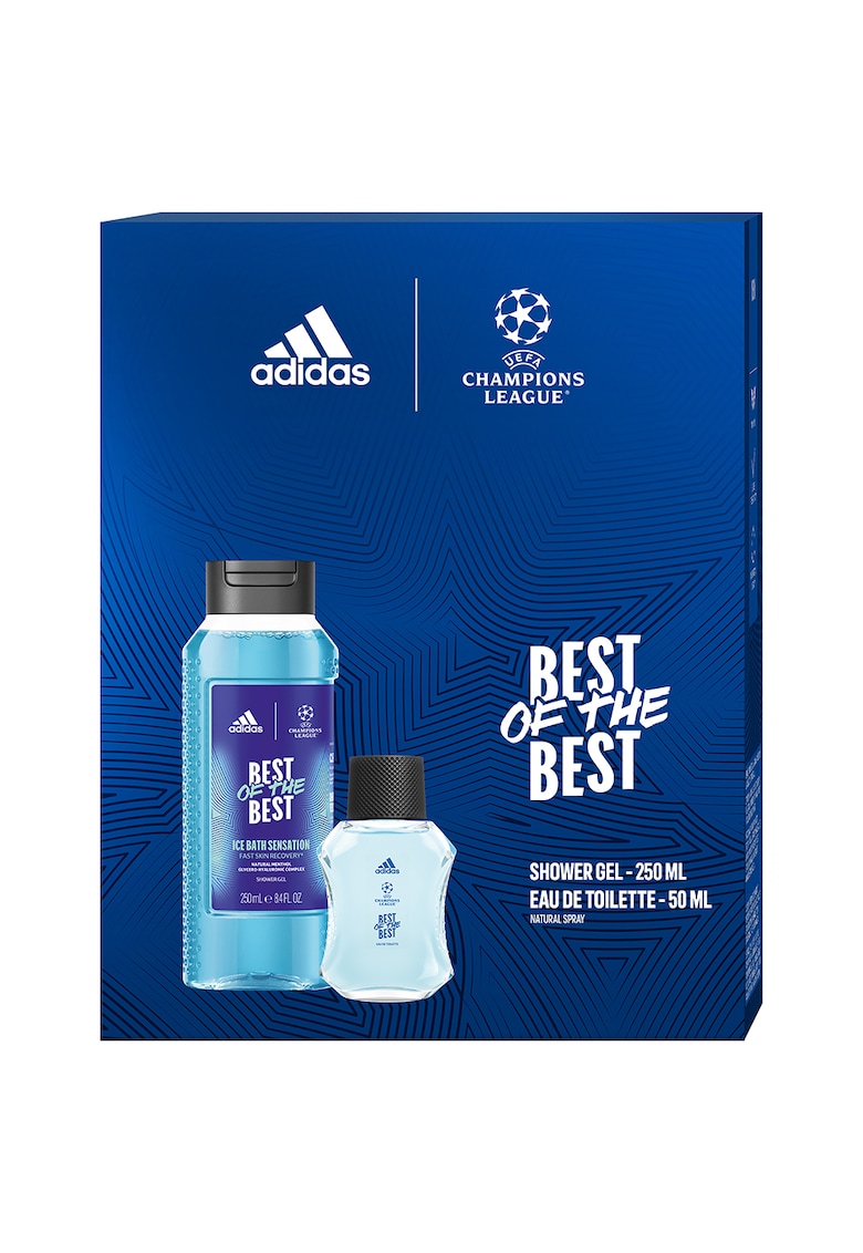 Set Cadou Barbati Uefa Best Of The Best: Apa De Toaleta 50 ml + Gel De Dus 250 ml