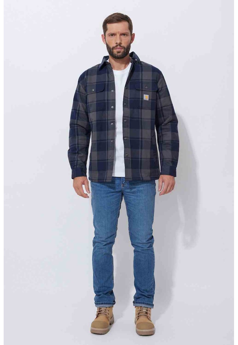 Camasa Heav Flannel - Bleumarin - Bleumarin
