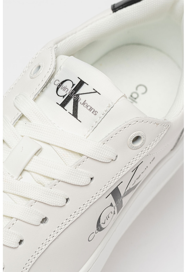 Pantofi sport din piele cu logo