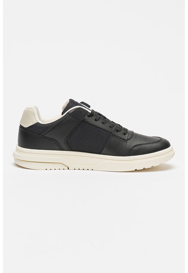 Pantofi sport cu garnituri de piele