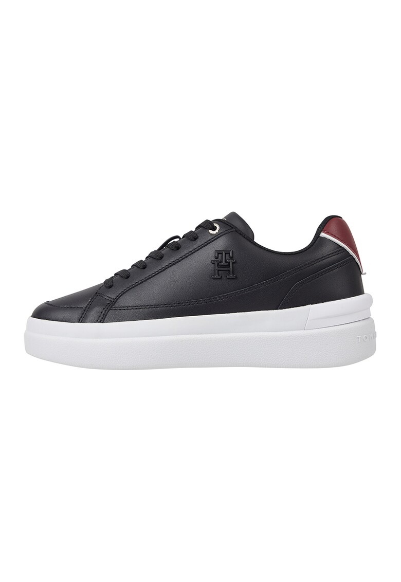 Pantofi sport de piele cu detaliu logo