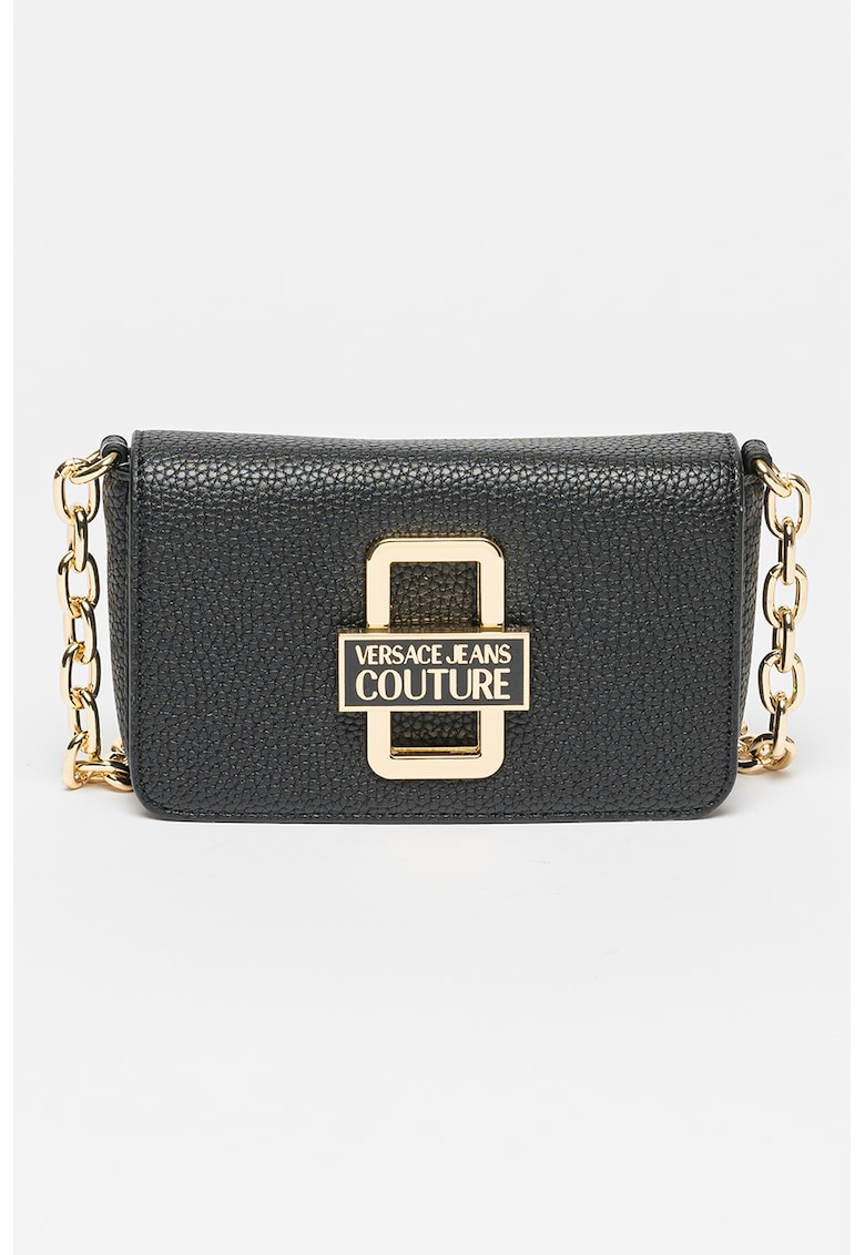 Geanta crossbody cu clapa logo twist