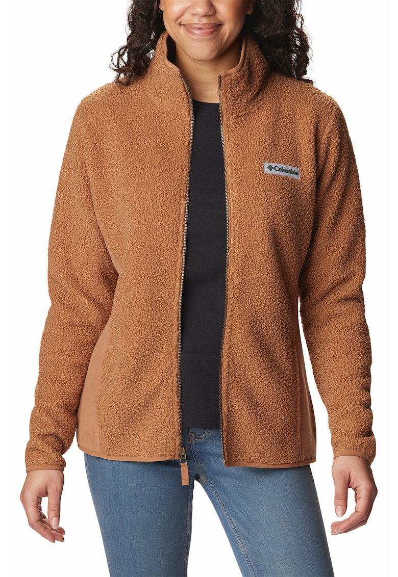 Bluza sport din fleece cu fermoar pentru drumetii Panorama™