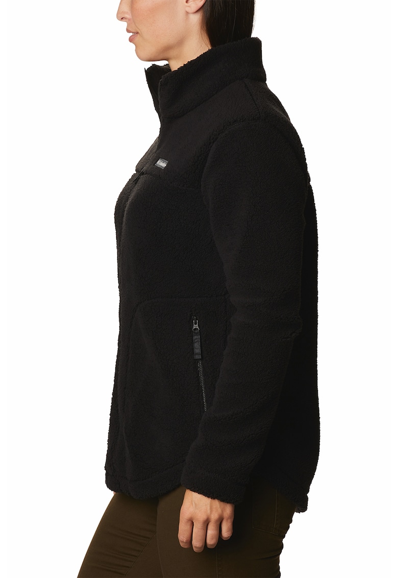 Bluza sport din fleece cu fermoar pentru drumetii si trekking West Bend