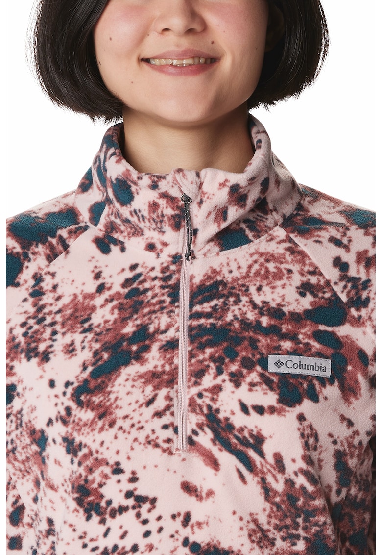 Bluza sport din fleece - cu fermoar scurt - pentru drumetii si trekking Ali Peak™ II