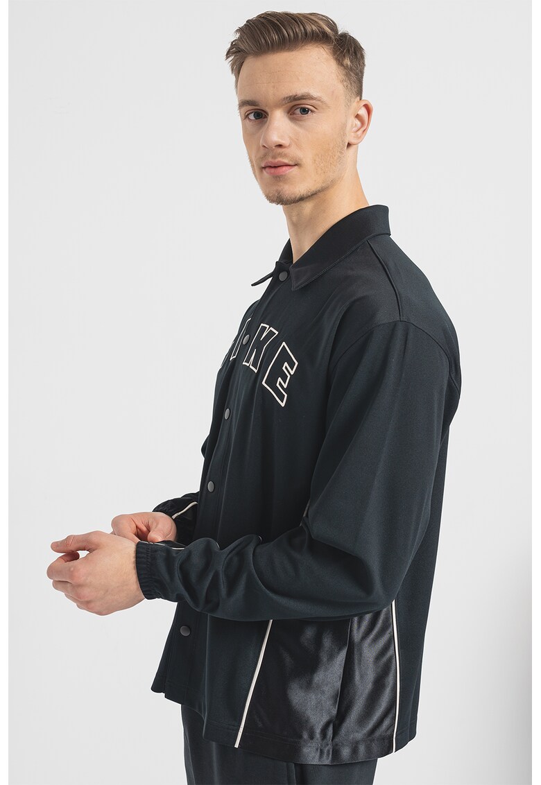 Jacheta cu logo si tehnologie Dri-FIT pentru baschet