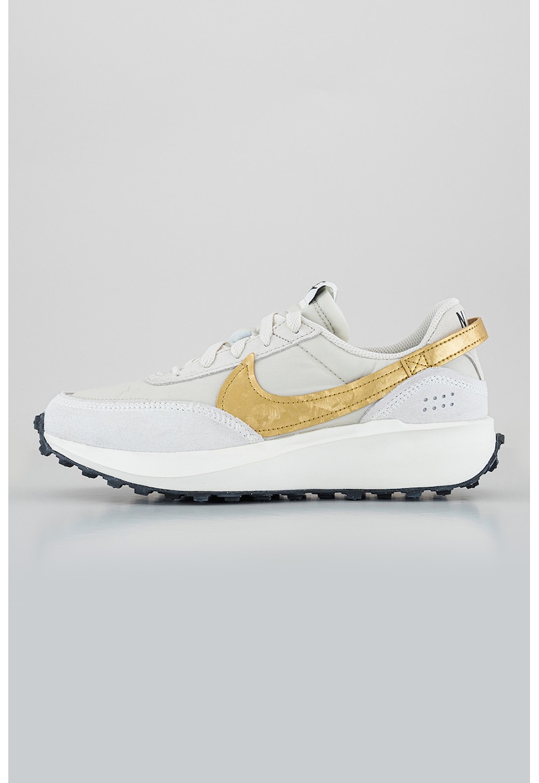 Pantofi sport cu garnituri din piele ecologica Waffle Debut