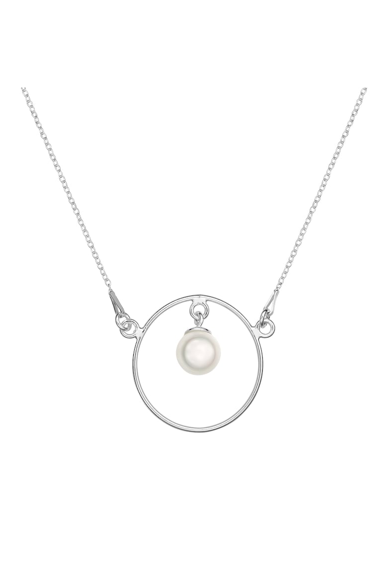 Colier argint 925 cu perla de cultura alba 8 mm - pearl in a circle Colier argint 925 cu perla de cultura alba 8 mm - pearl in a circle
