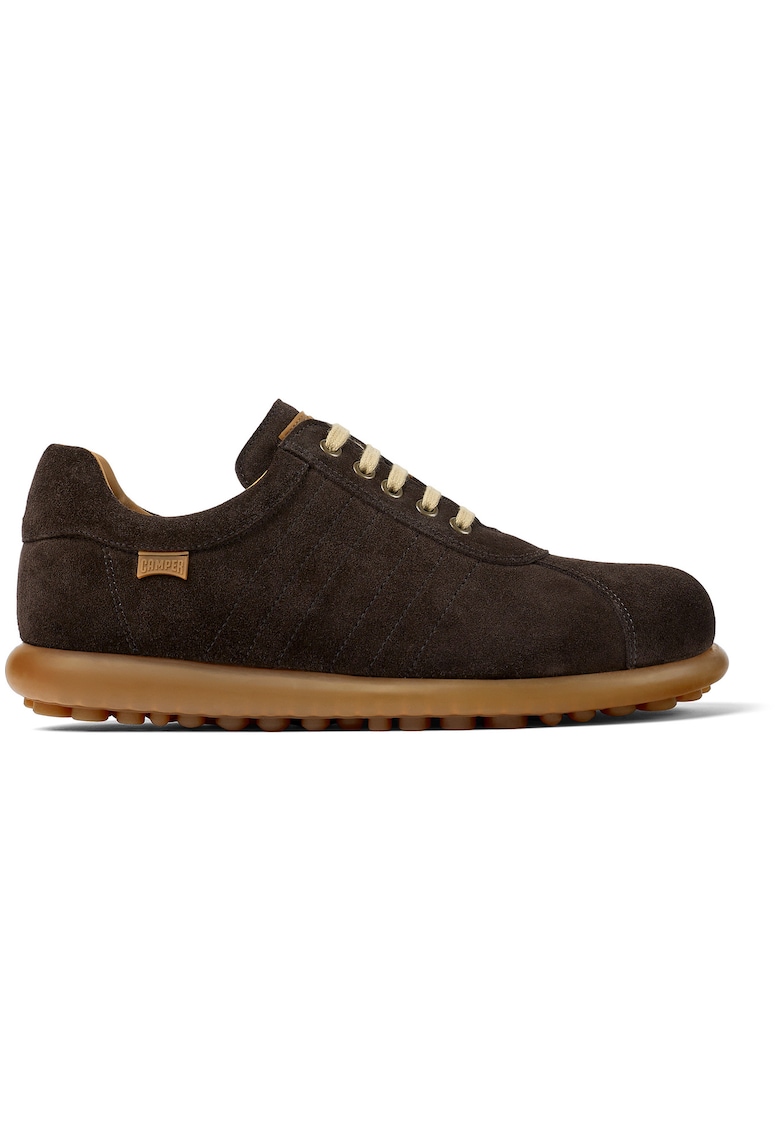 Pantofi sport de piele intoarsa Ariel 1389 - Gri inchis