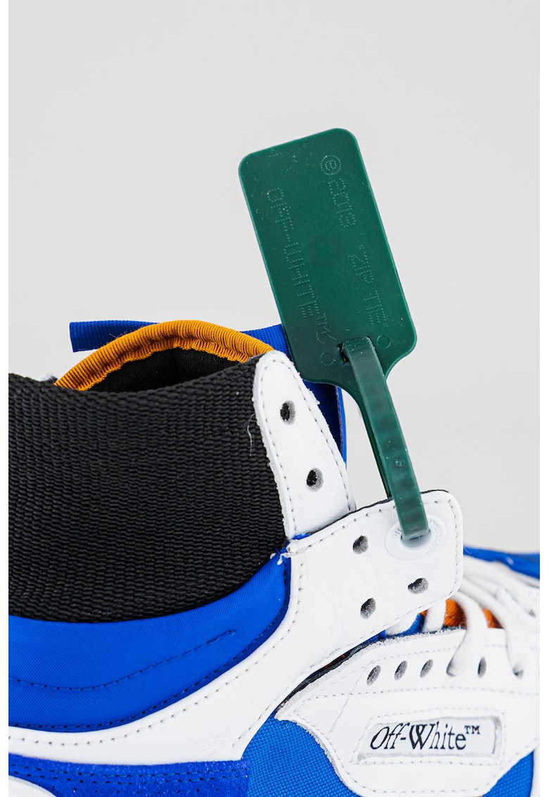 Pantofi sport medii de piele cu aspect contrastant off court