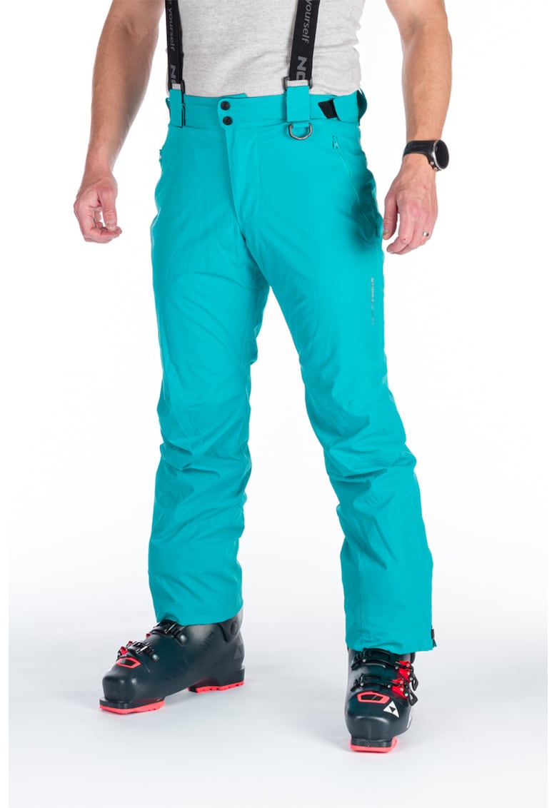 Pantaloni impermeabili cu bretele pentru schi Norman