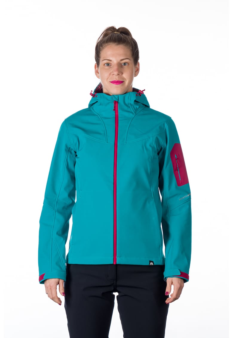 Northfinder Jacheta cu gluga ajustabila Softshell - Turcoaz