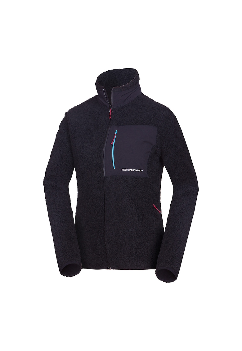 Bluza sport lejera de fleece cu buzunare multiple Wyoma