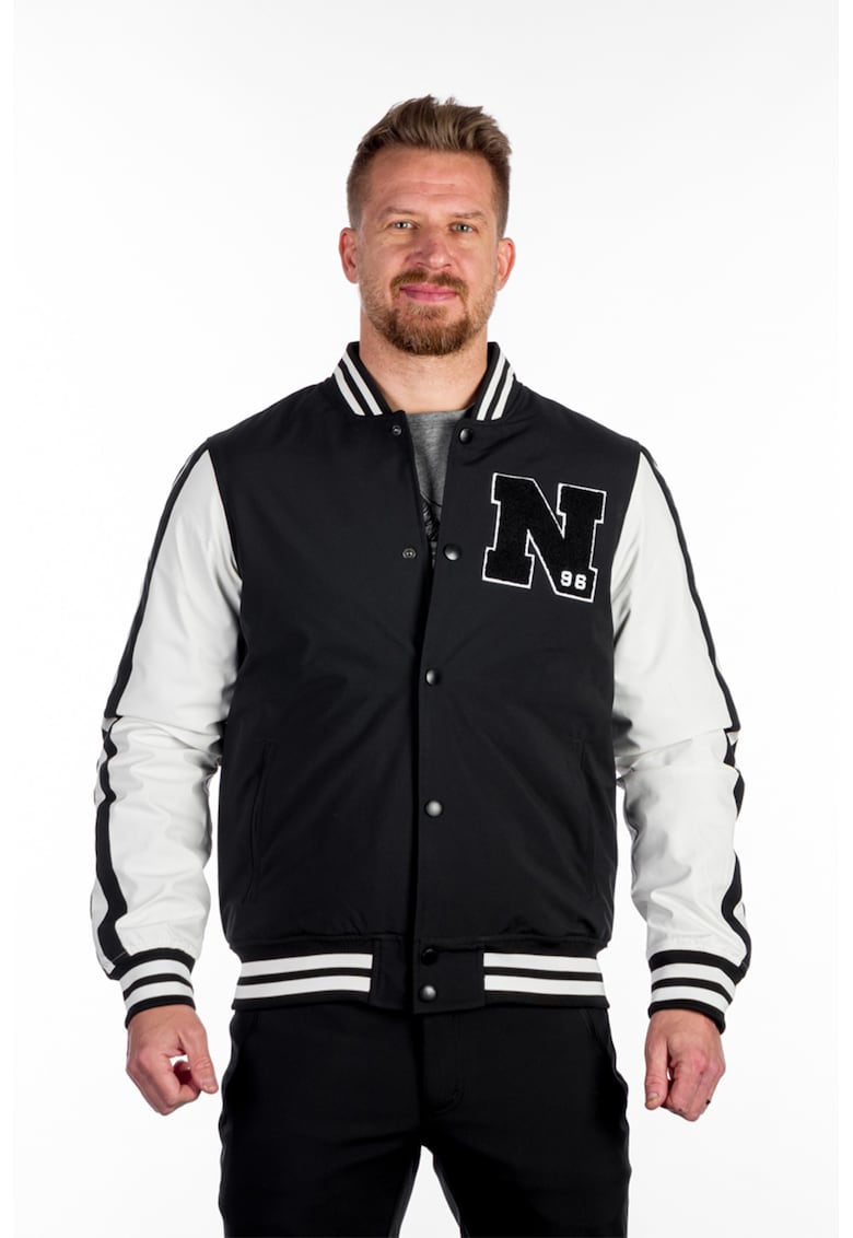 Jacheta bomber softshell cu capsa