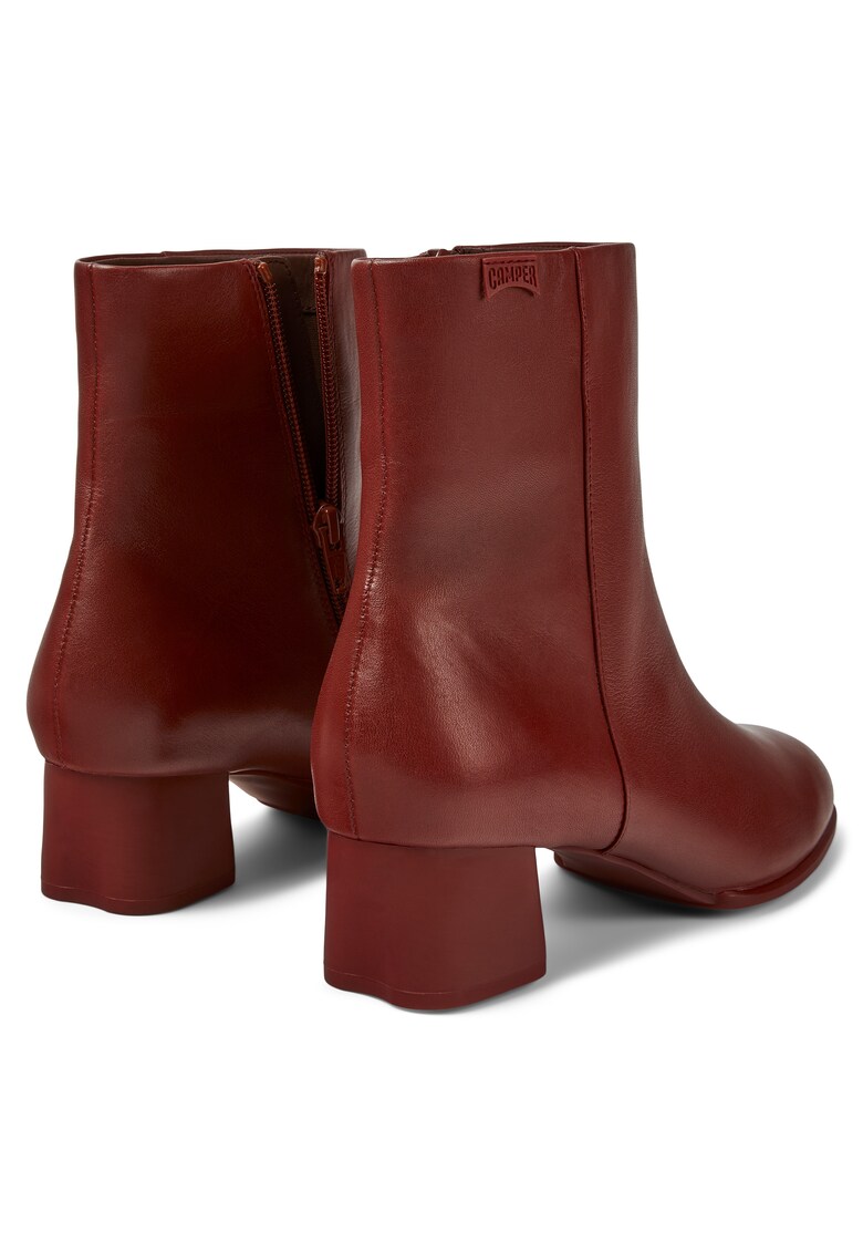 Botine de piele cu toc masiv Katie 967