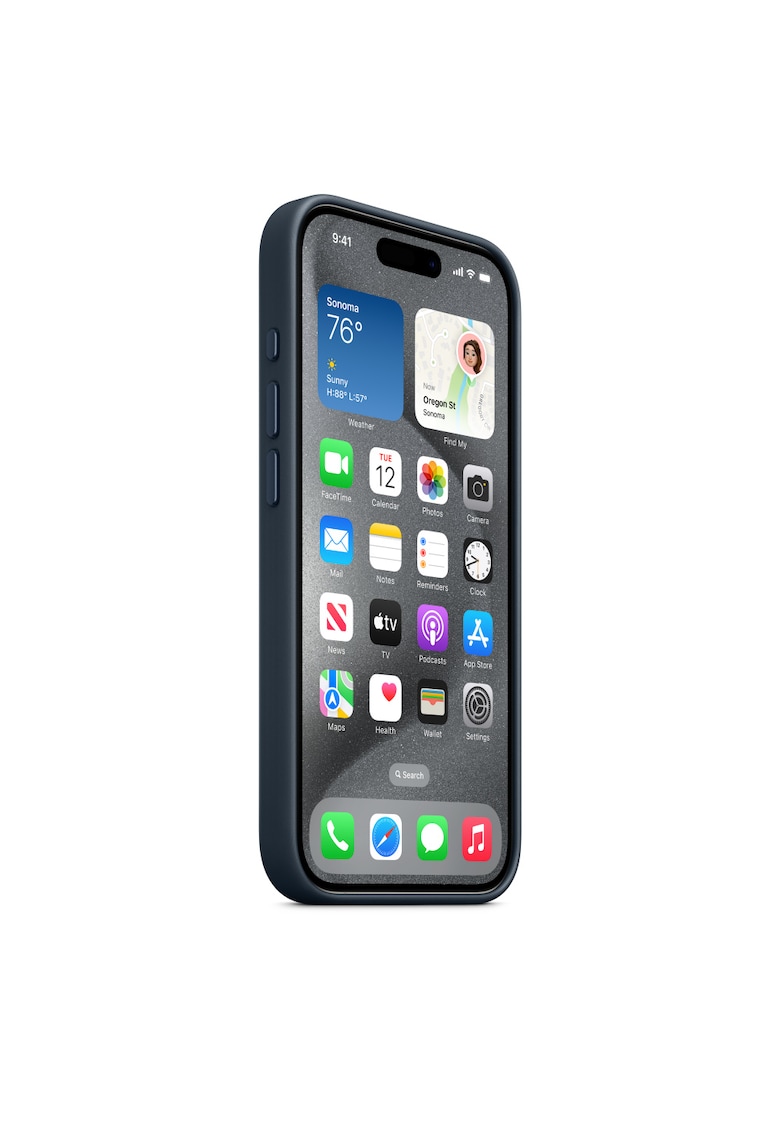 Husa de protectie finewoven case with magsafe pentru iphone 15 pro