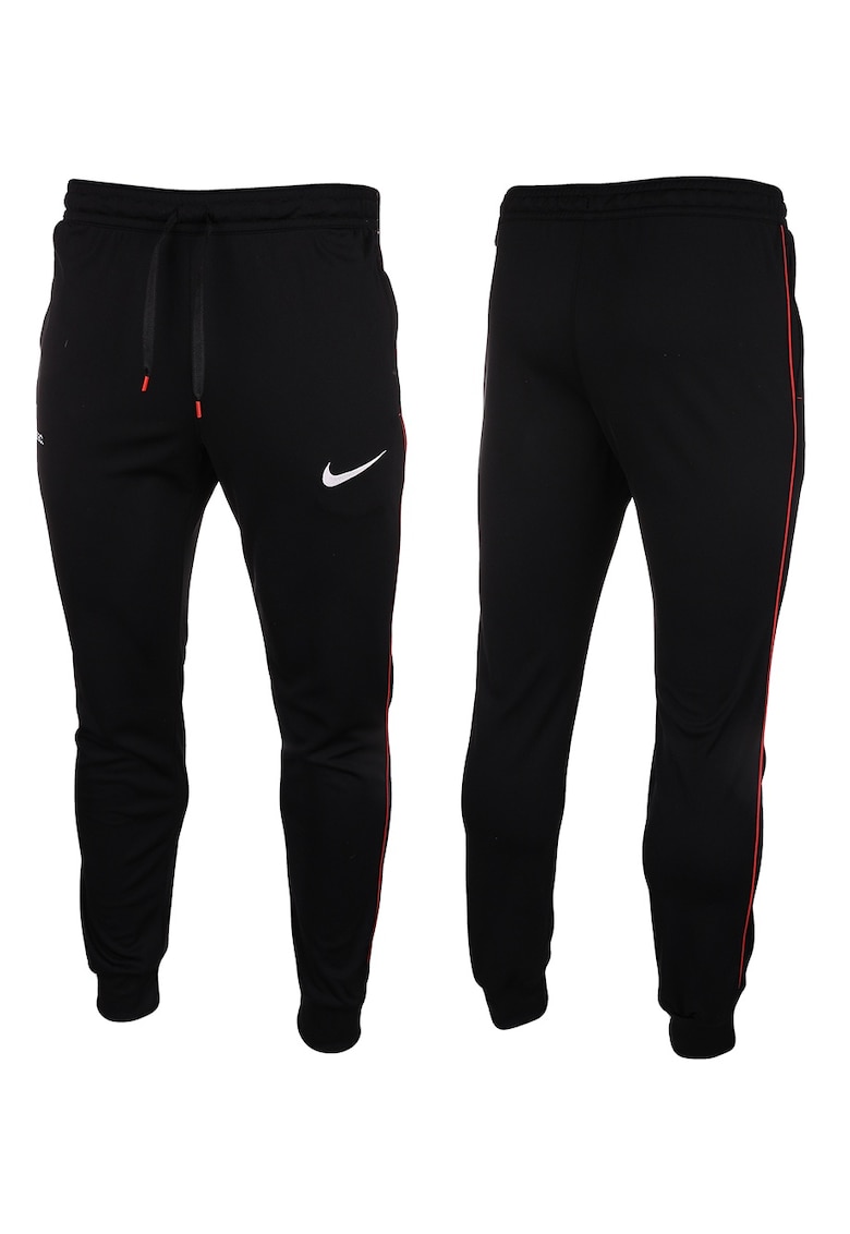 Pantaloni de fotbal - Poliester - Negru - Multicolor