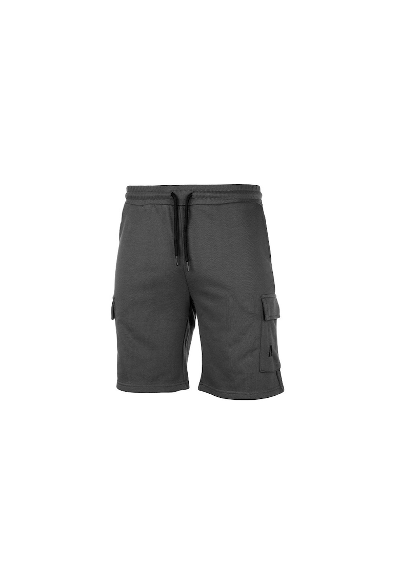 Pantaloni barbati - Bumbac - Gri -