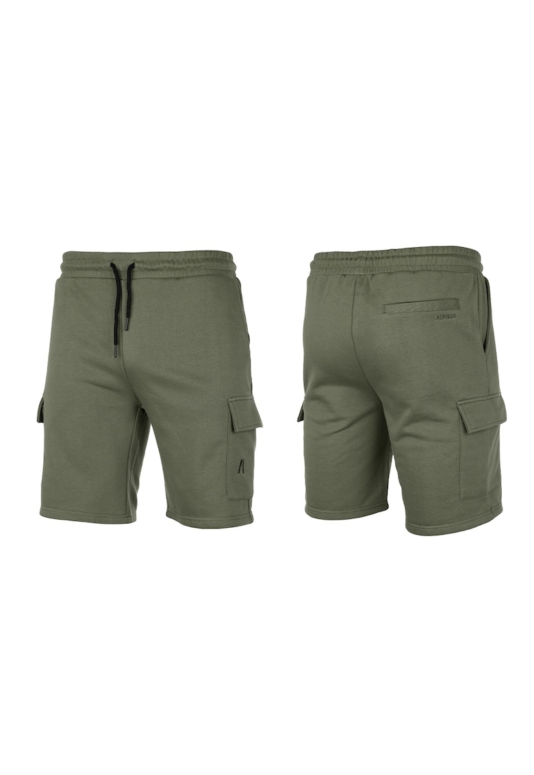 Pantaloni barbati - Bumbac - Kaki -