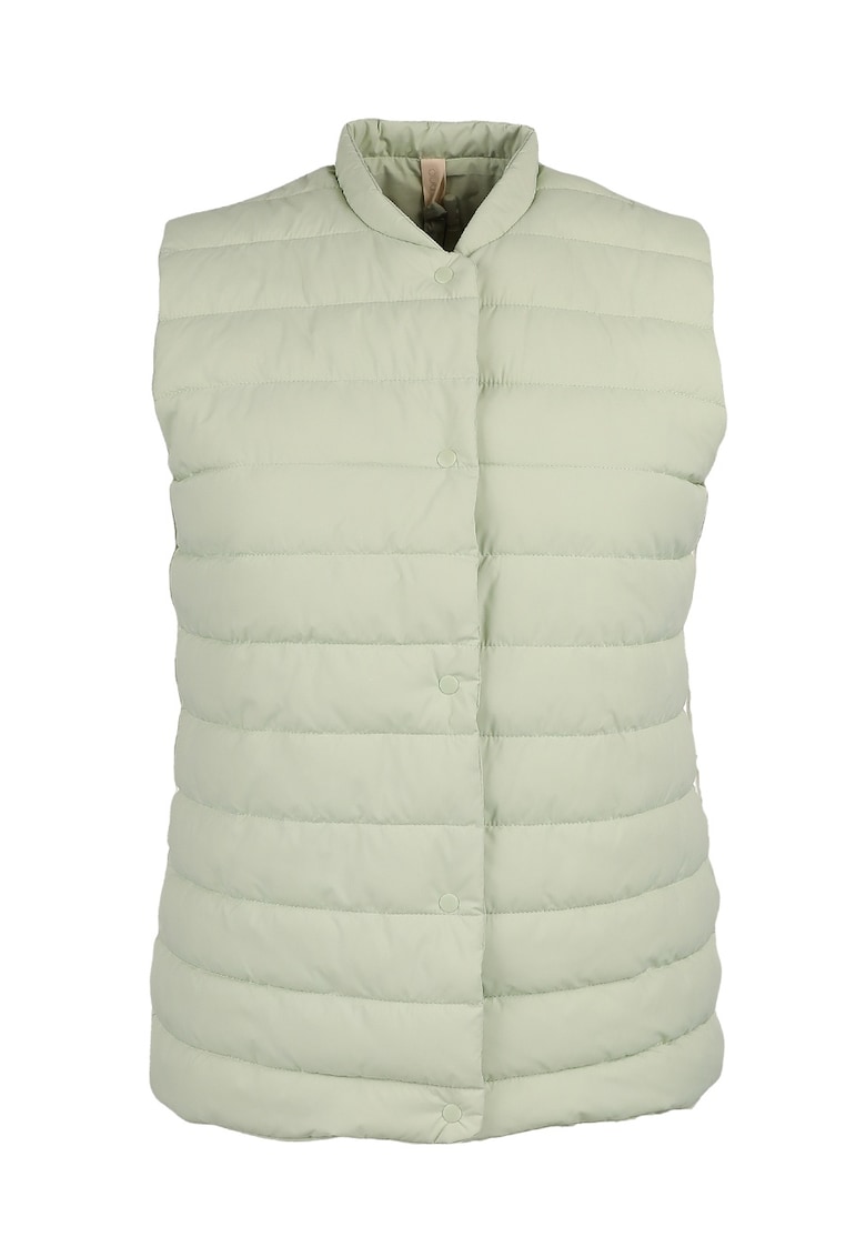 Vesta dama - Poliester - Verde -