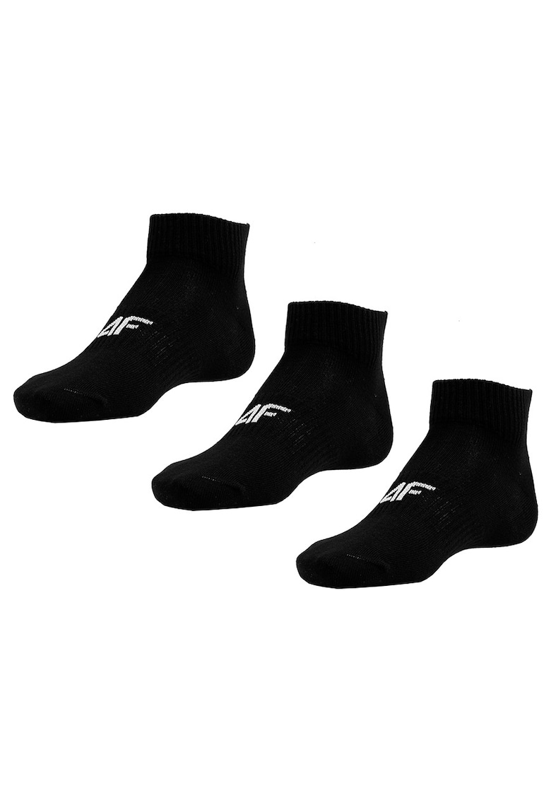 Set 3 perechi sosete barbati - Bumbac - Negru/ Alb -