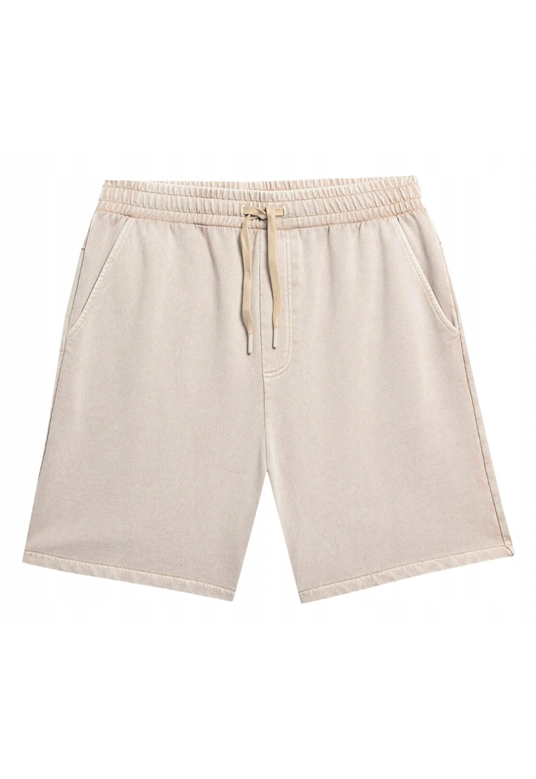 Pantaloni scurti pentru barbati din bumbac - Bej