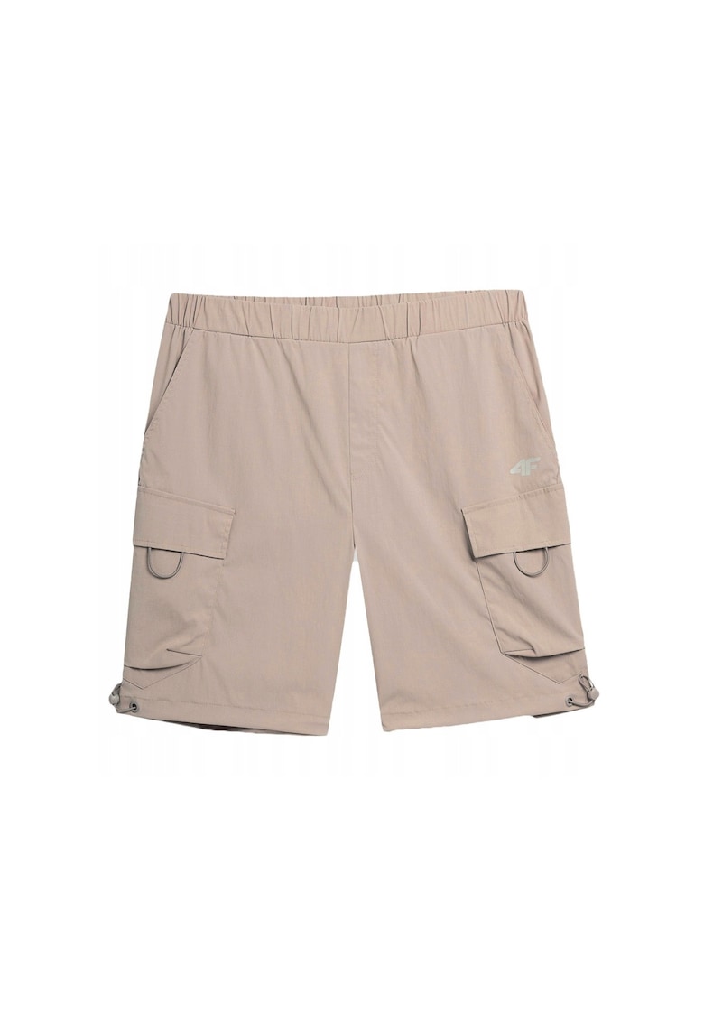Pantaloni scurti pentru barbati - Poliester - Bej -