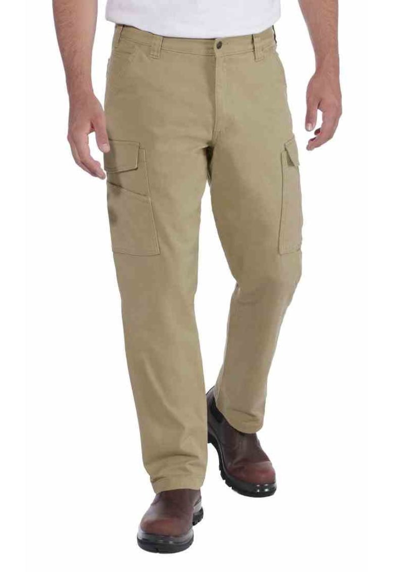 Pantaloni cargo - Panza/Bumbac/Elastan - Bej - W34/L34