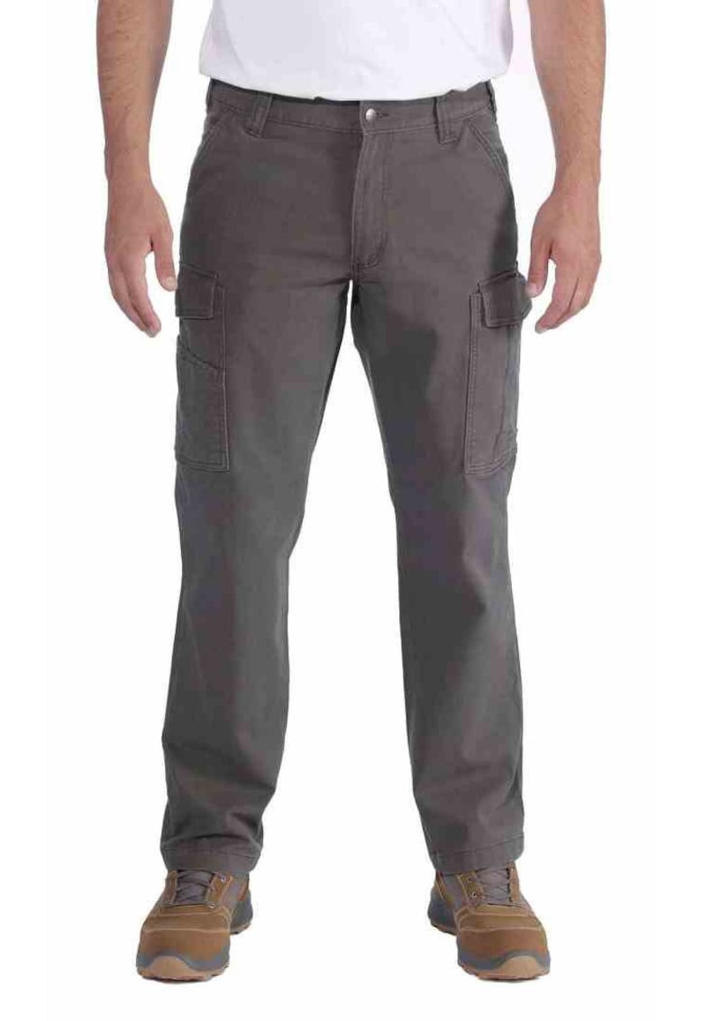 Pantaloni barbati bumbac maro Rigby Shadow