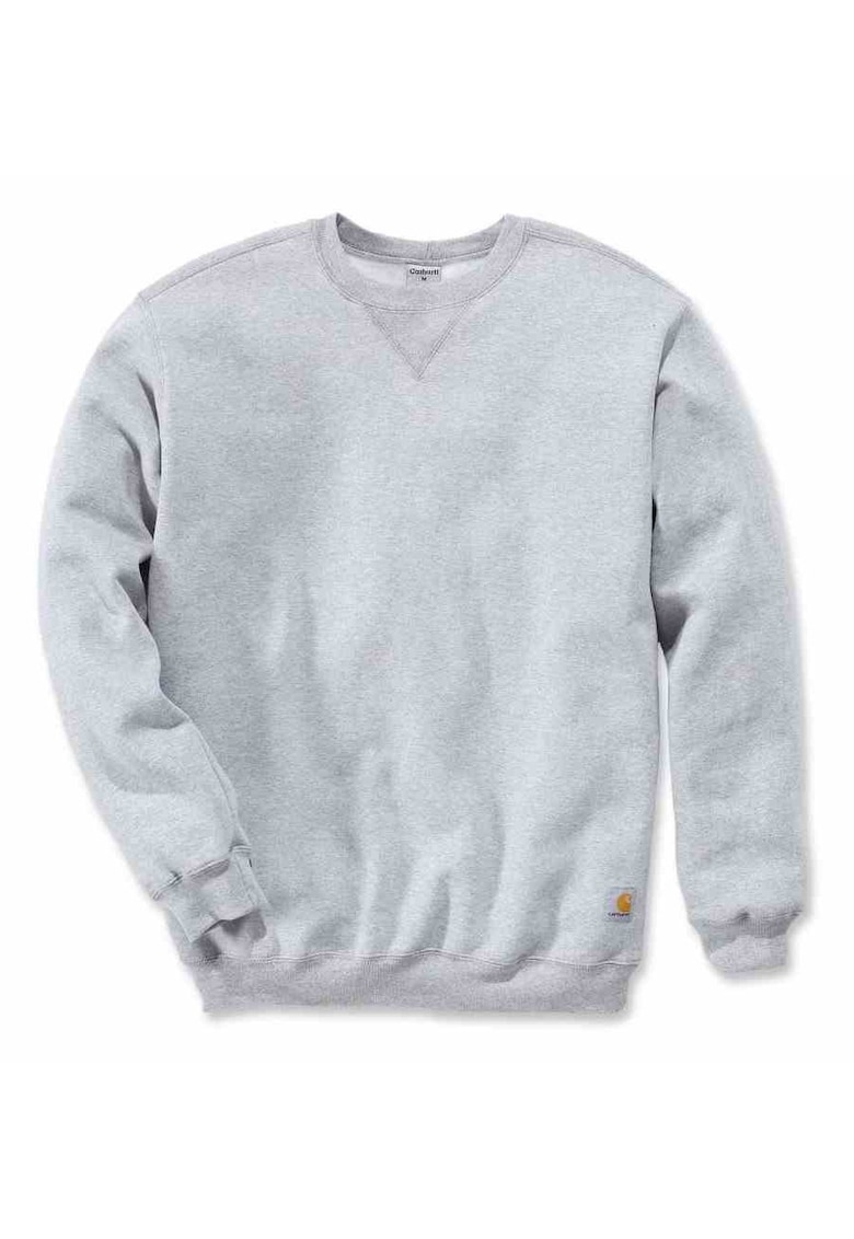 Hanorac barbati Midweight Crewneck - gri melanj - bumbac/poliester - guler rotund - mansete si talie elastice