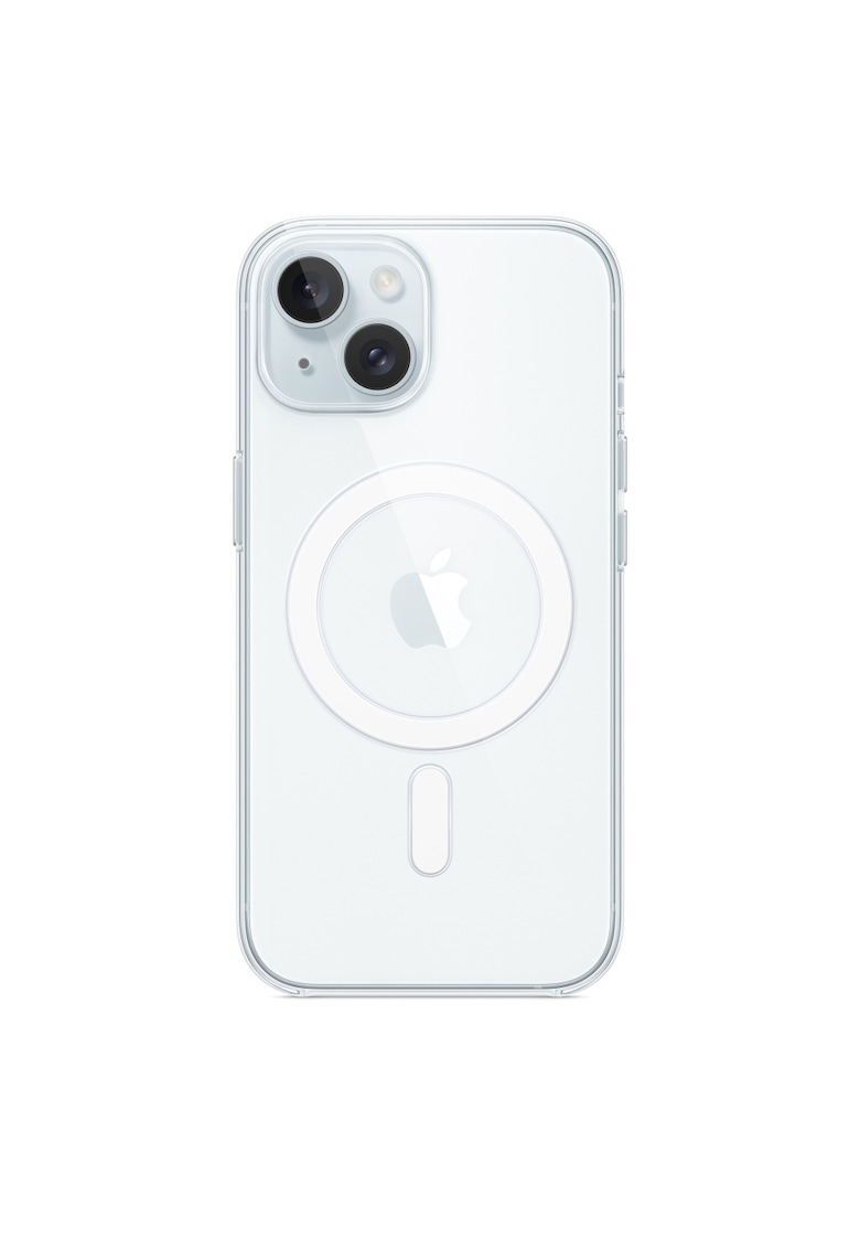 Husa de protectie Clear Case with MagSafe pentru iPhone 15 - Transparent
