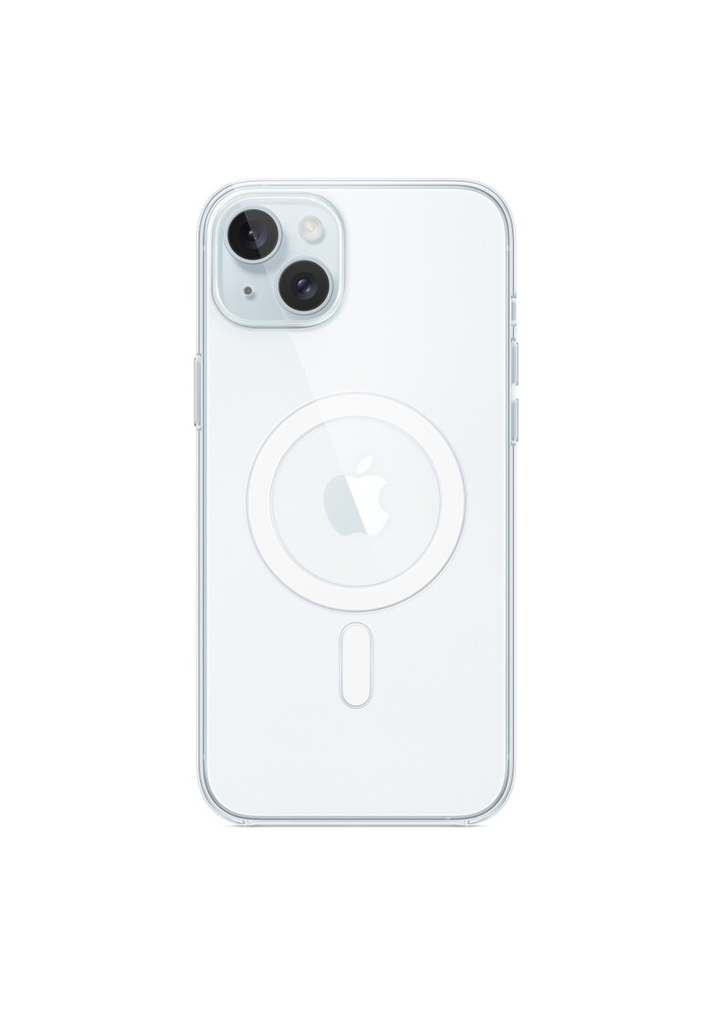 Husa de protectie Clear Case with MagSafe pentru iPhone 15 Plus - Transparent