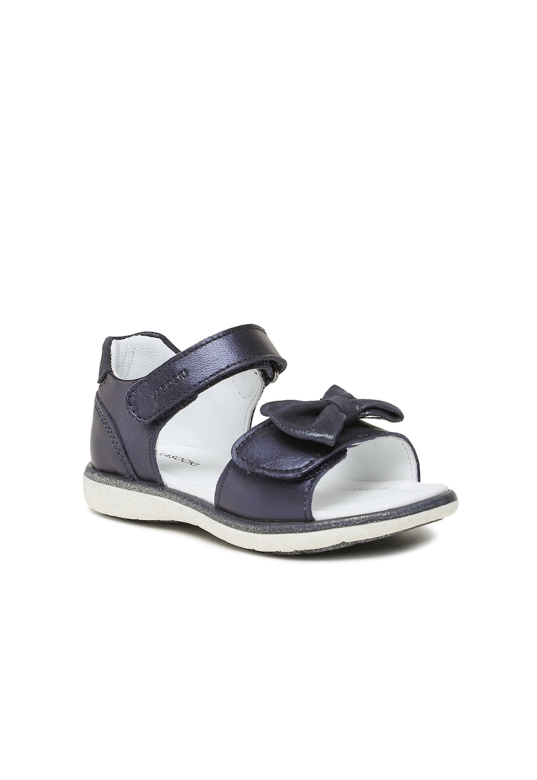 Sandale fata -  Piele naturala - Albastru marin