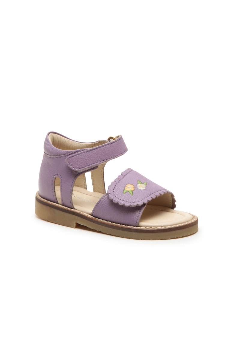 Sandale fata -  Piele naturala - Violet