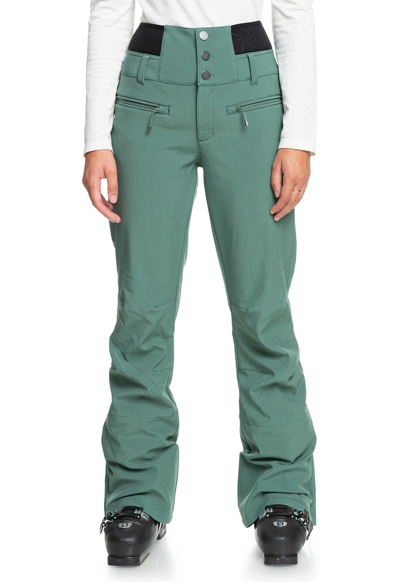 Pantaloni skinny cu talie inalta - pentru ski