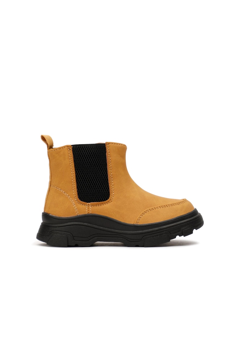 Pantofi baiat - Piele ecologica - Maro
