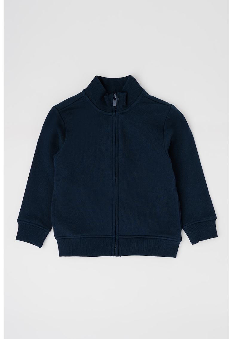 Bluza de trening din bumbac cu fermoar