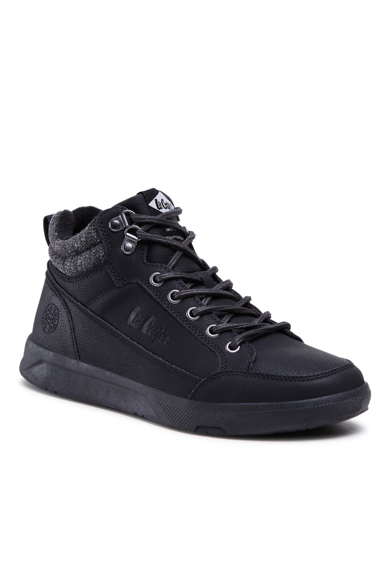Pantofi barbati - 301271857 - Piele ecologica - Negru - Negru