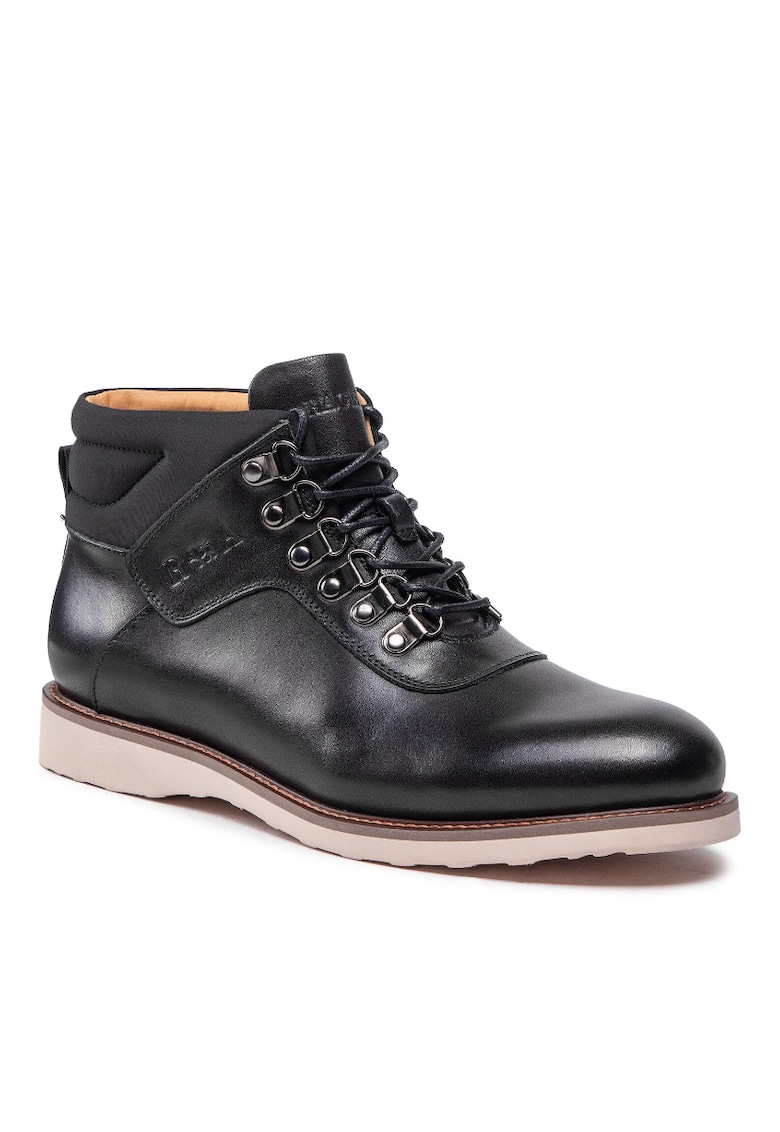 Pantofi barbati - 301550808 - Piele naturala - Negru - Negru