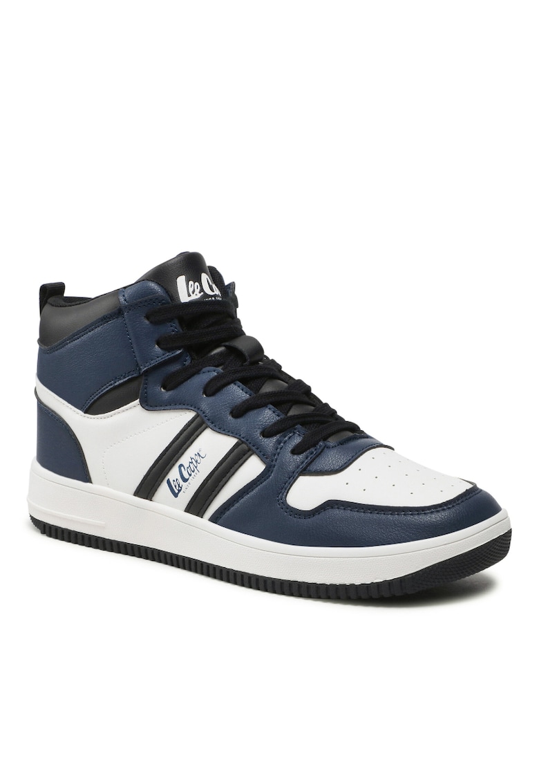 Pantofi barbati - 301272472 - Piele ecologica - Albastru marin -
