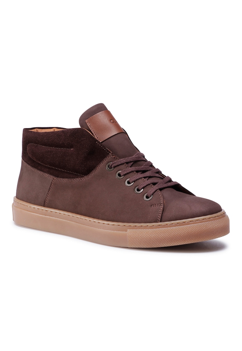 Pantofi barbati - 207505384 - Piele naturala - Maro