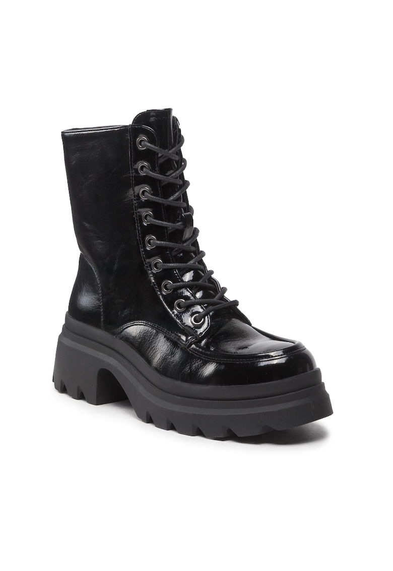 Botine dama -  301728504 - Piele ecologica - Negru