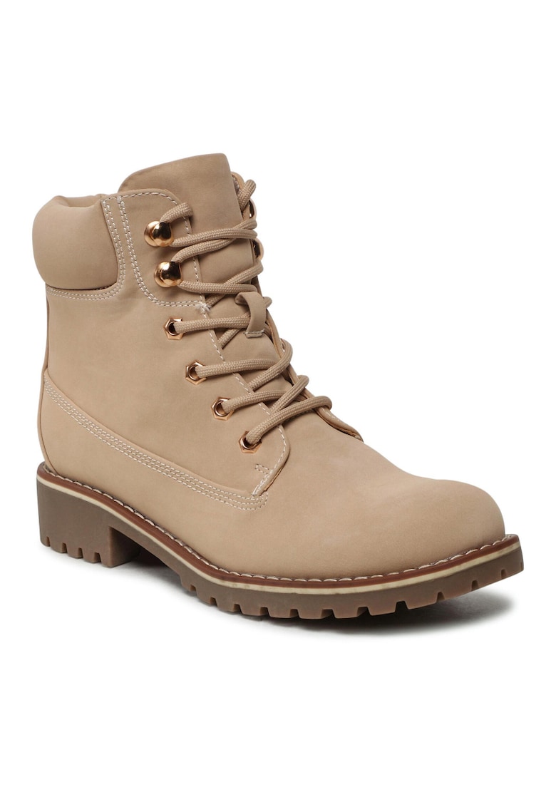 Ghete dama - Piele ecologica - Bej Ghete dama - Piele ecologica - Bej