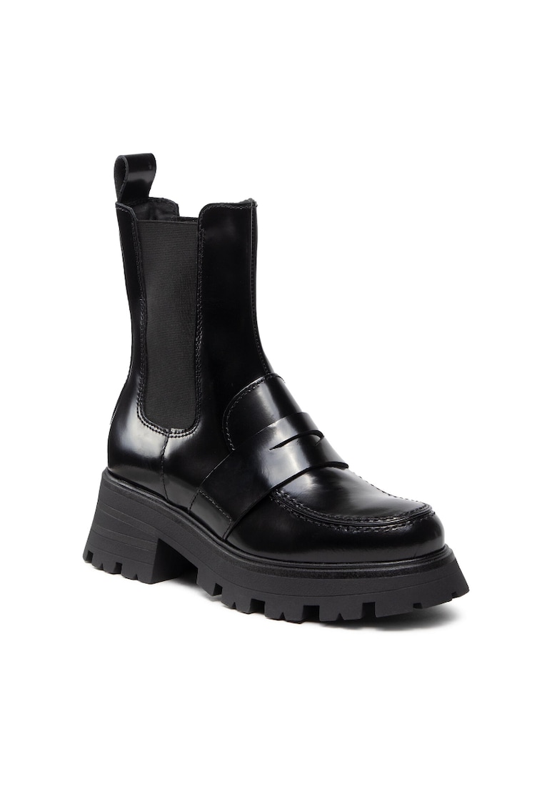 Cizme dama - 301546832 - Piele naturala - Negru - Negru