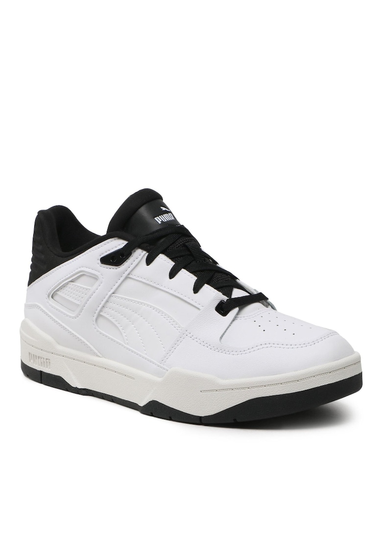 Puma Pantofi sport cu garnituri de piele Slipstream - Alb