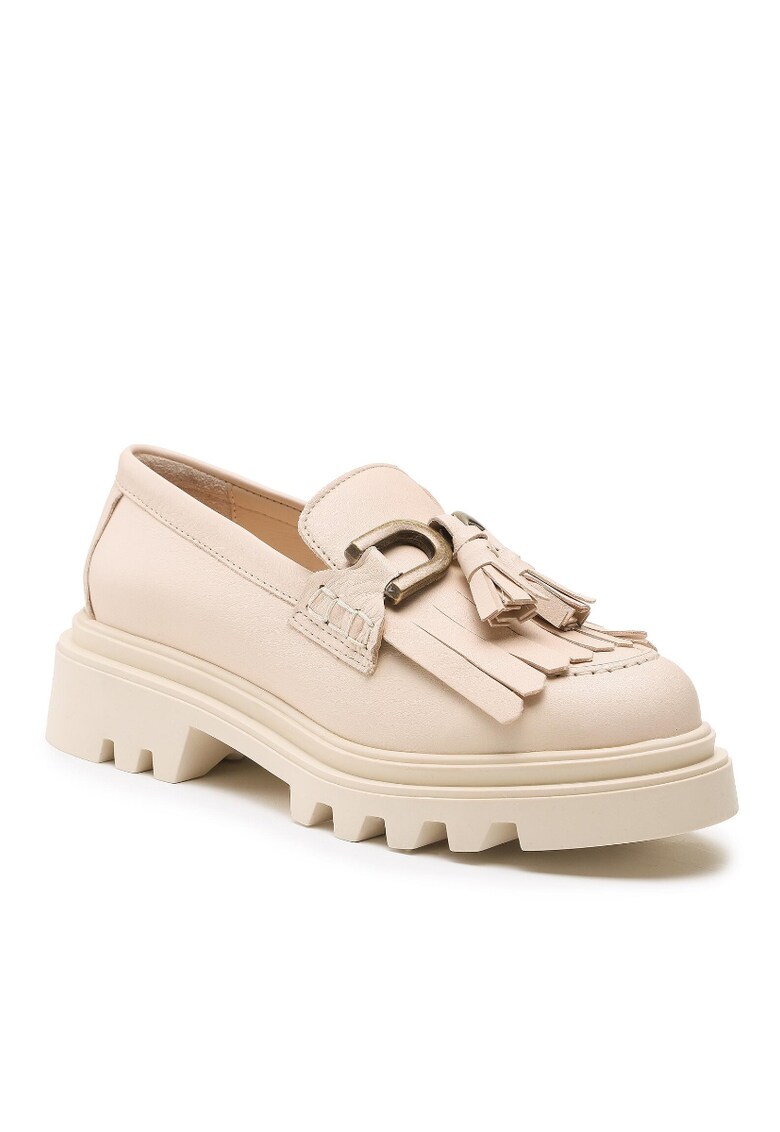 Pantofi dama - 5904862648613 - Piele naturala - bej - Bej