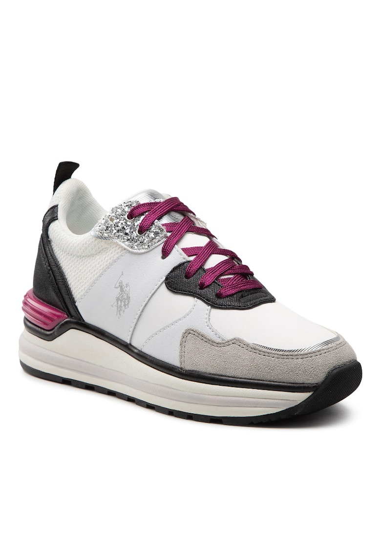 Pantofi dama - 301520375 - Piele nabuc - Alb - Alb