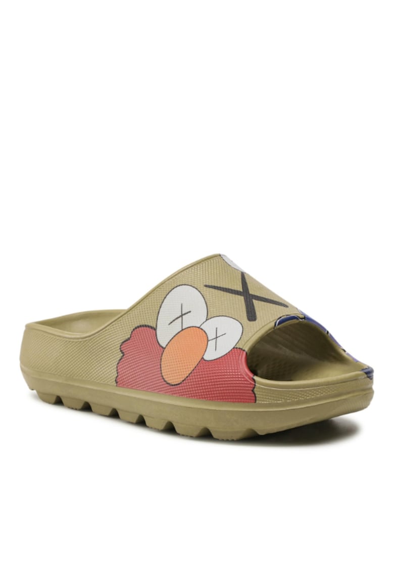 Papuci flip-flop dama - Textil - Verde Papuci flip-flop dama - Textil - Verde